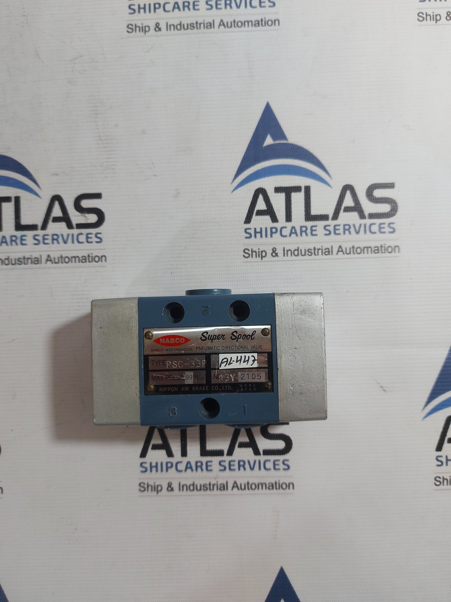 NABCO PSC-33P PNEUMATIC DIRECTIONAL VALVE 9.9 Kgf/cm2