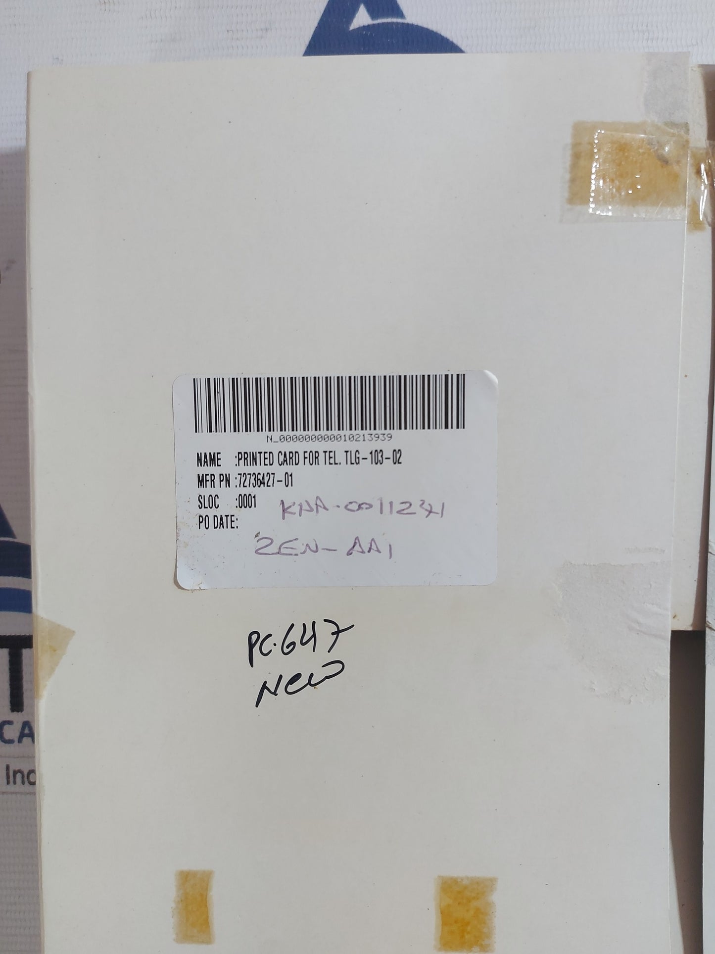 NABCO TLG-103-02 PCB CARD 887 73736172