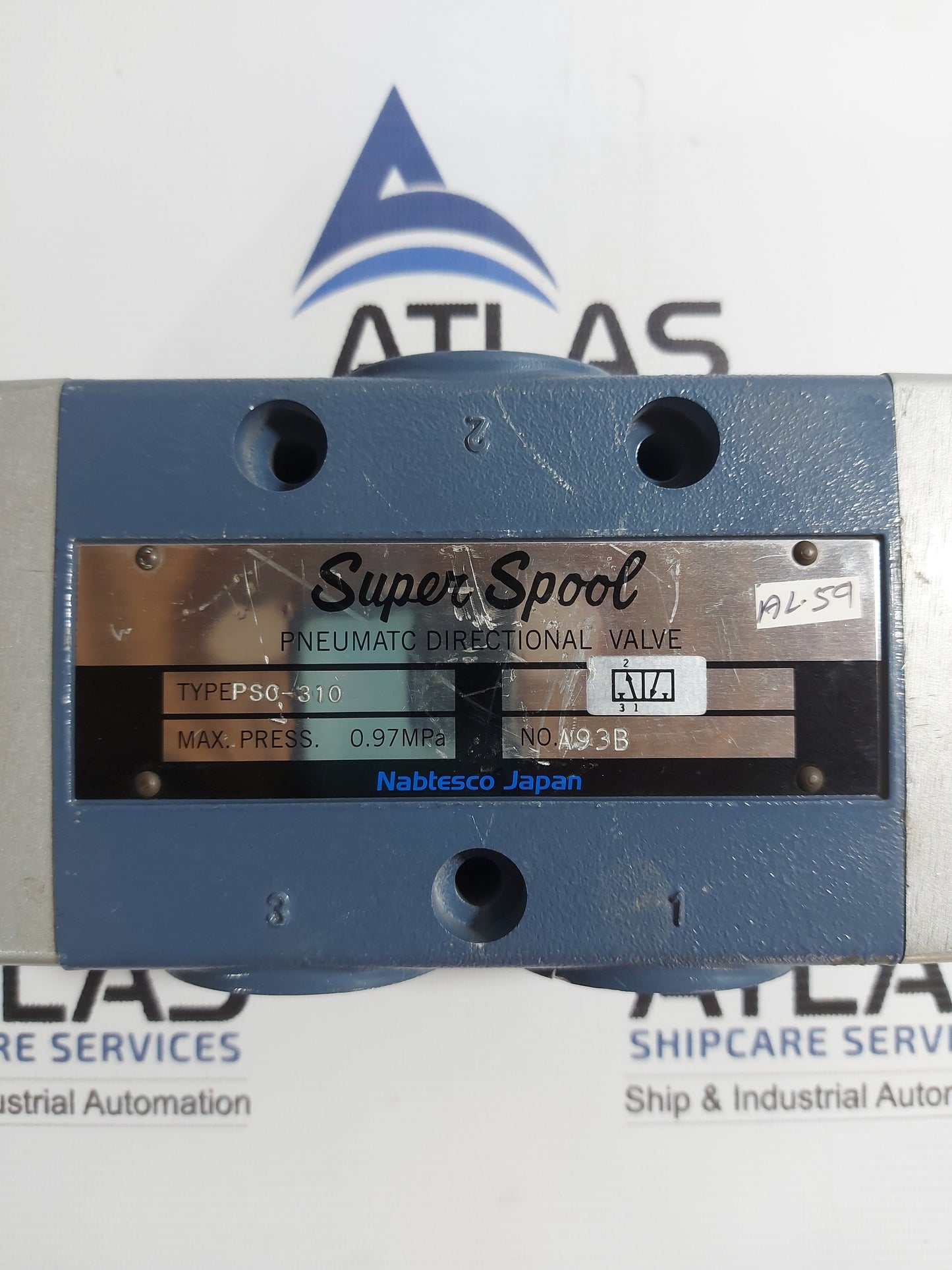 NABTESCO PS0-310 SUPER SPOOL PNEUMATIC DIRECTIONAL VALVE