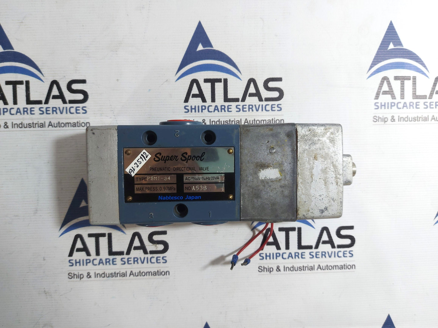 NABTESCO PSMT-34 PNEUMATIC DIRECTIONAL VALVE AC200/220V