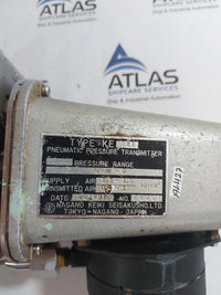 NAGANO KEIKI KE21 -76 CmHg - 0 PNEUMATIC PRESSURE TRANSMITTER