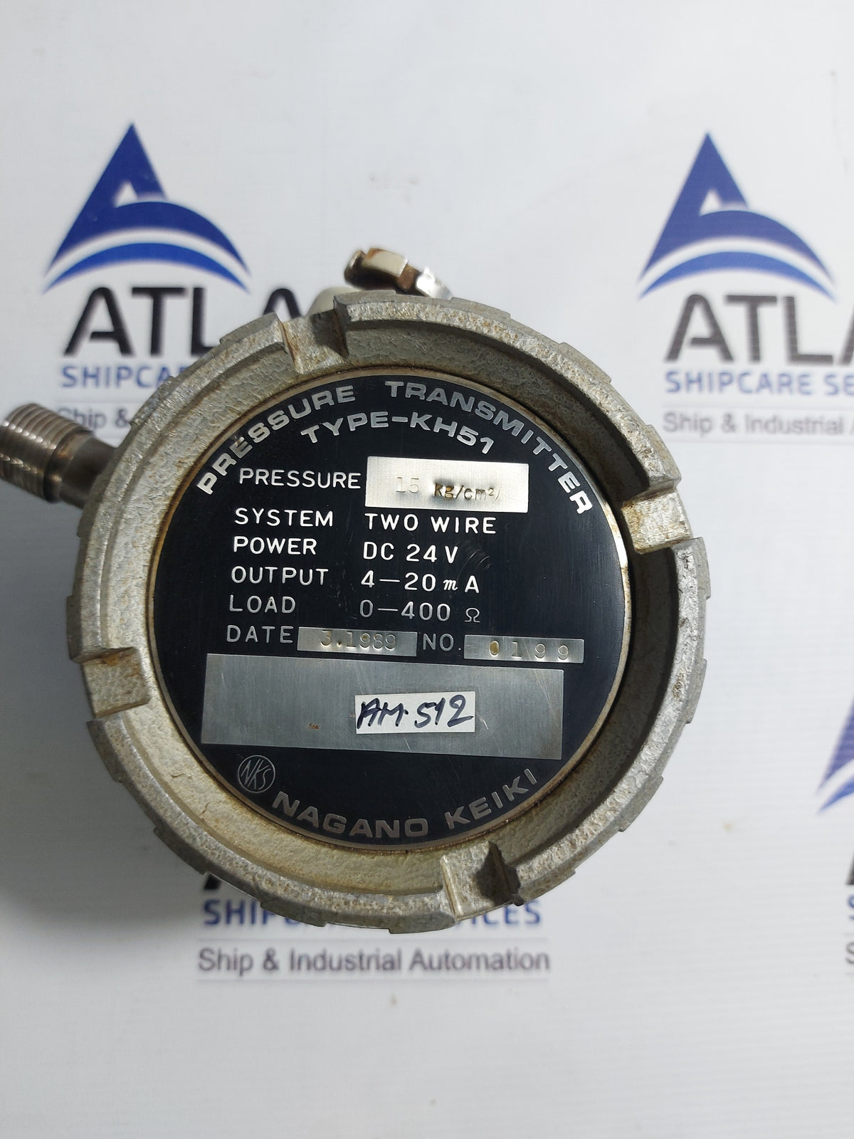 NAGANO KEIKI KH51 PRESSURE TRANSMITTER 15 KG/CM2