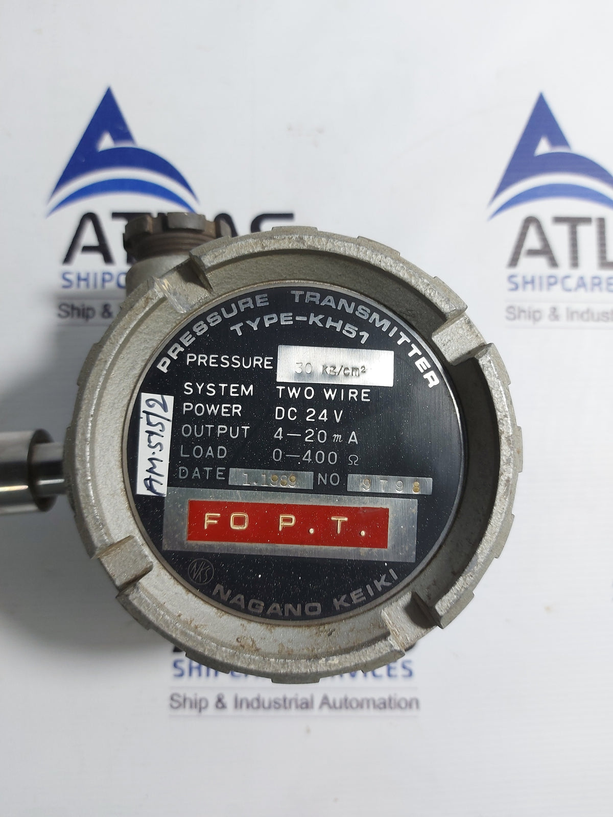 NAGANO KEIKI KH51 PRESSURE TRANSMITTER 30 KG/CM2