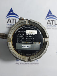 NAGANO KEIKI KH51 PRESSURE TRANSMITTER 3 KG/CM2
