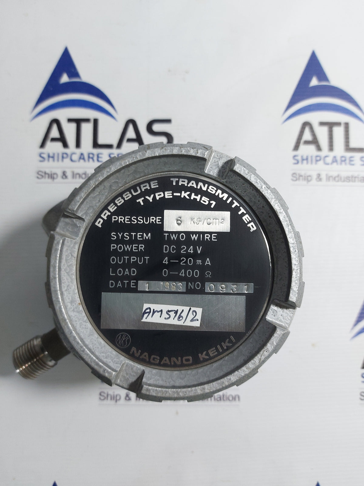 NAGANO KEIKI KH51 PRESSURE TRANSMITTER 6 KG/CM2