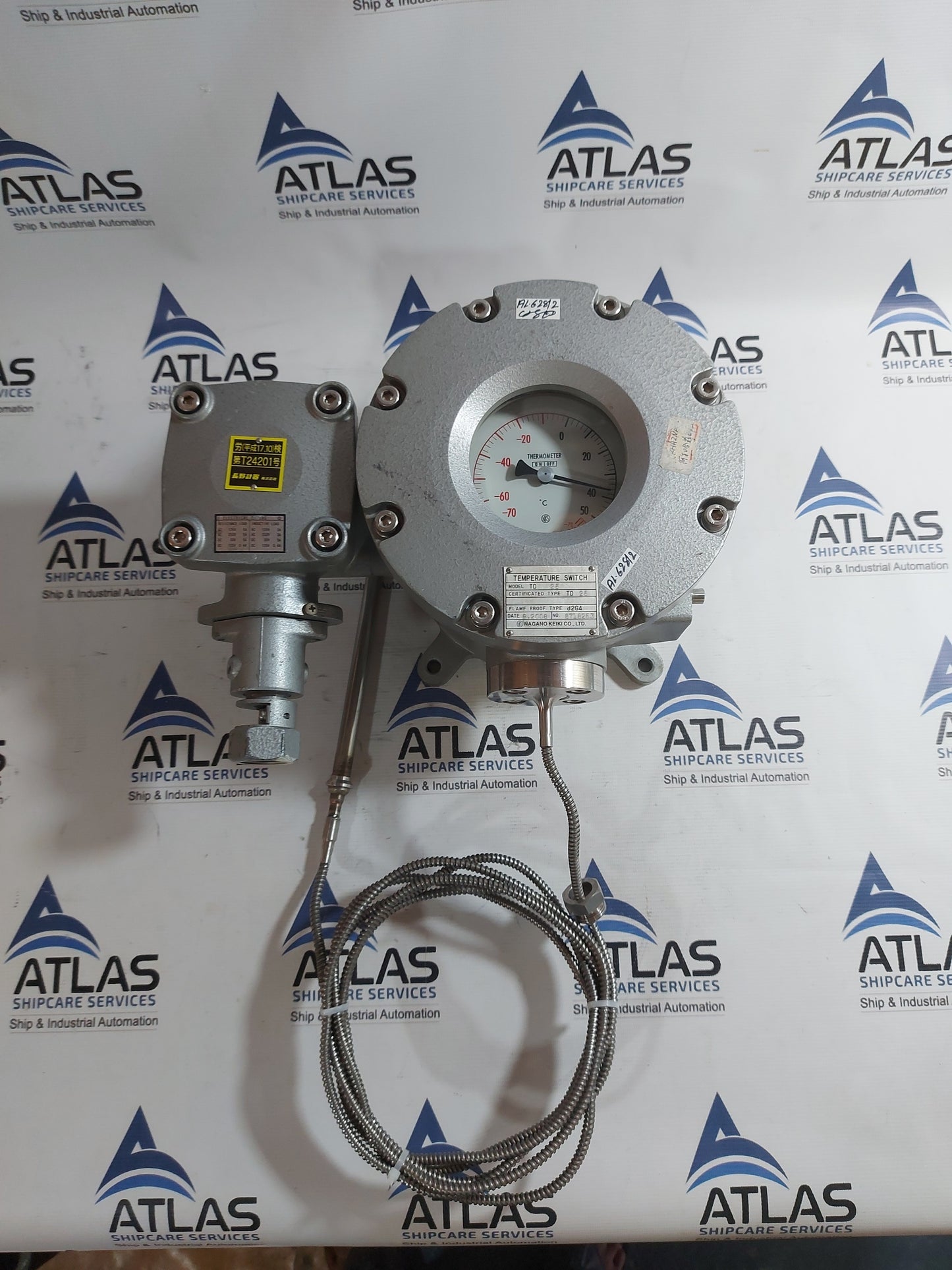 NAGANO KEIKI TD 25 FLAME PROOF TYPE d2G4 TEMPERATURE SWITCH