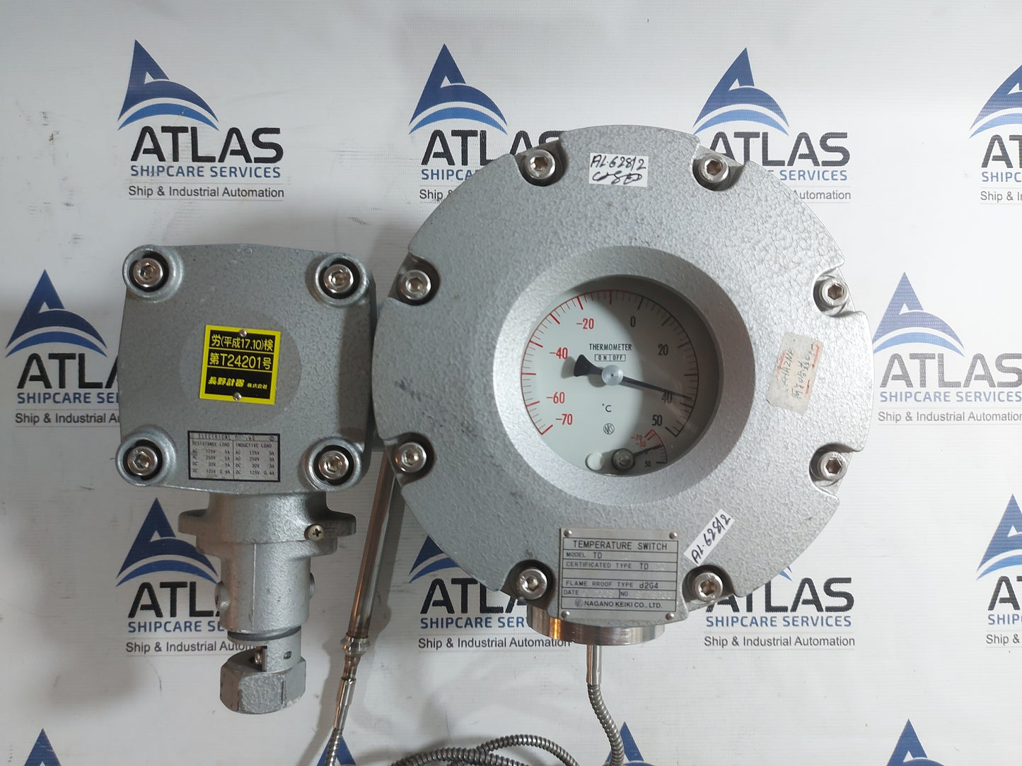 NAGANO KEIKI TD 25 FLAME PROOF TYPE d2G4 TEMPERATURE SWITCH