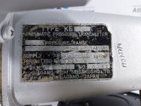 NAGANO KEIKI KE21 PNEUMATIC PRESSURE TRANSMITTER 76 CmHg - 10 Kgf/Cm2