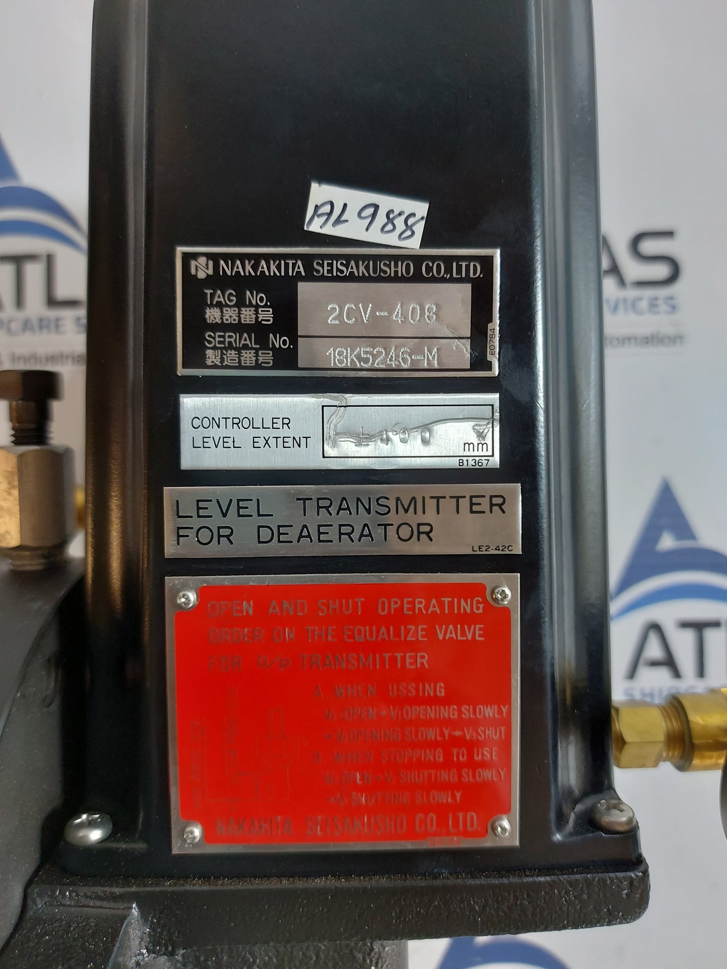 NAKAKITA LEVEL TRANSMITTER FOR DEAERATOR