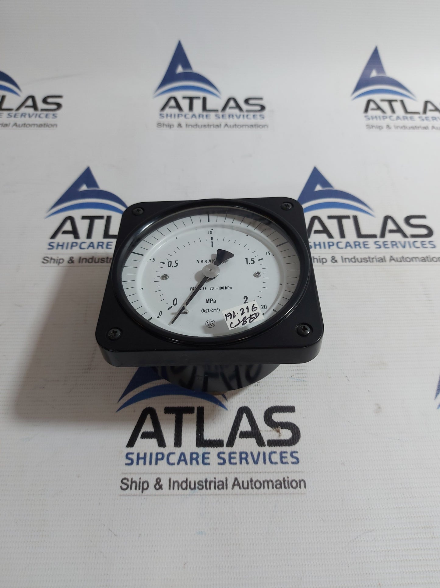 NAKAKITA PRESSURE METER GAUGE 2 MPa - 0~20 Kgf/cm2