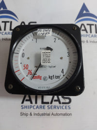 NAKAKITA PRESSURE METER GAUGE 76 cmHg - 4 kgf/cm2