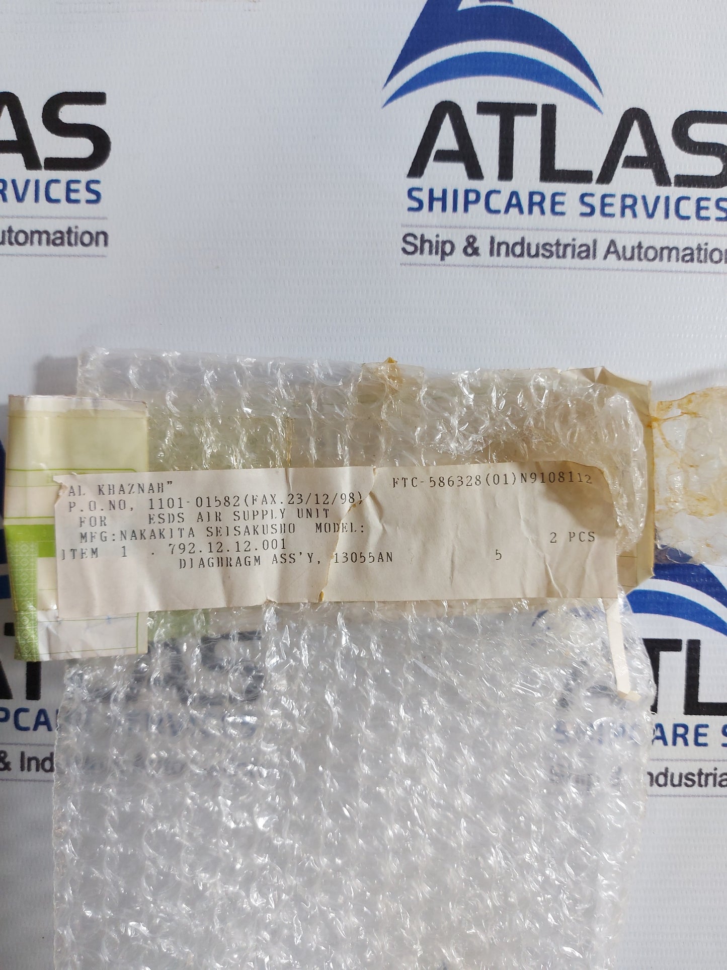 NAKAKITA SEISAKUSHO 13055AN DIAPHRAGM ASSY FOR FILTER REGULATOR