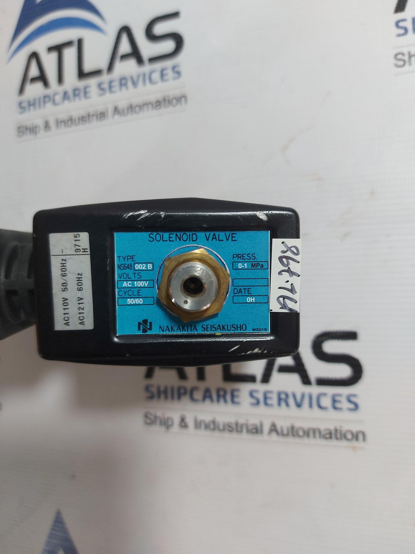 NAKAKITA SEISAKUSHO NS648 002B SOLENOID VALVE COIL AC100V 50/60
