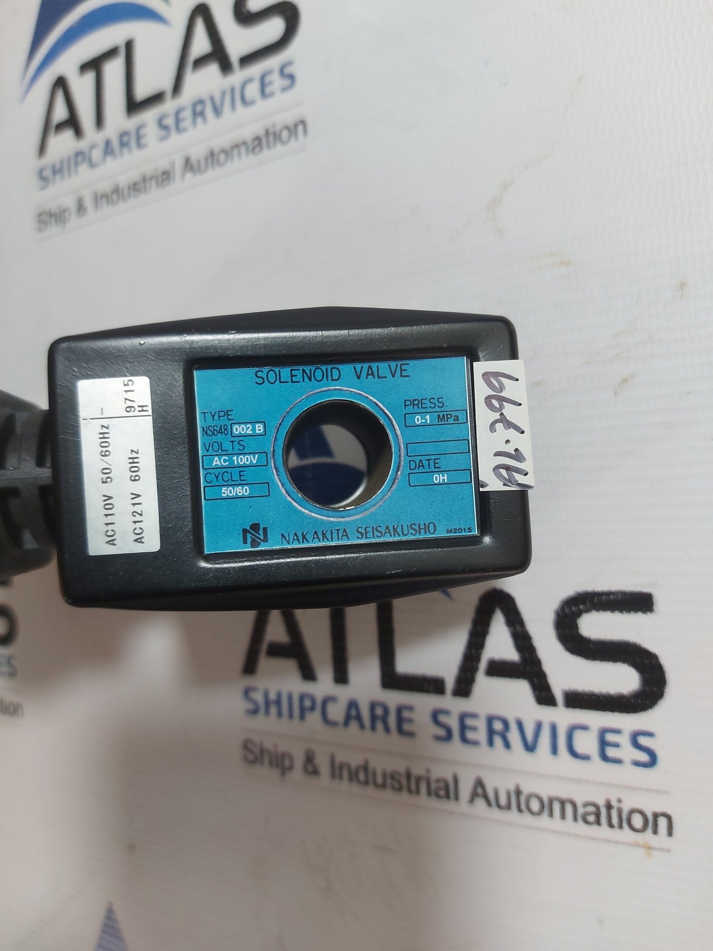 NAKAKITA SEISAKUSHO NS648 002B SOLENOID VALVE COIL AC100V 50/60