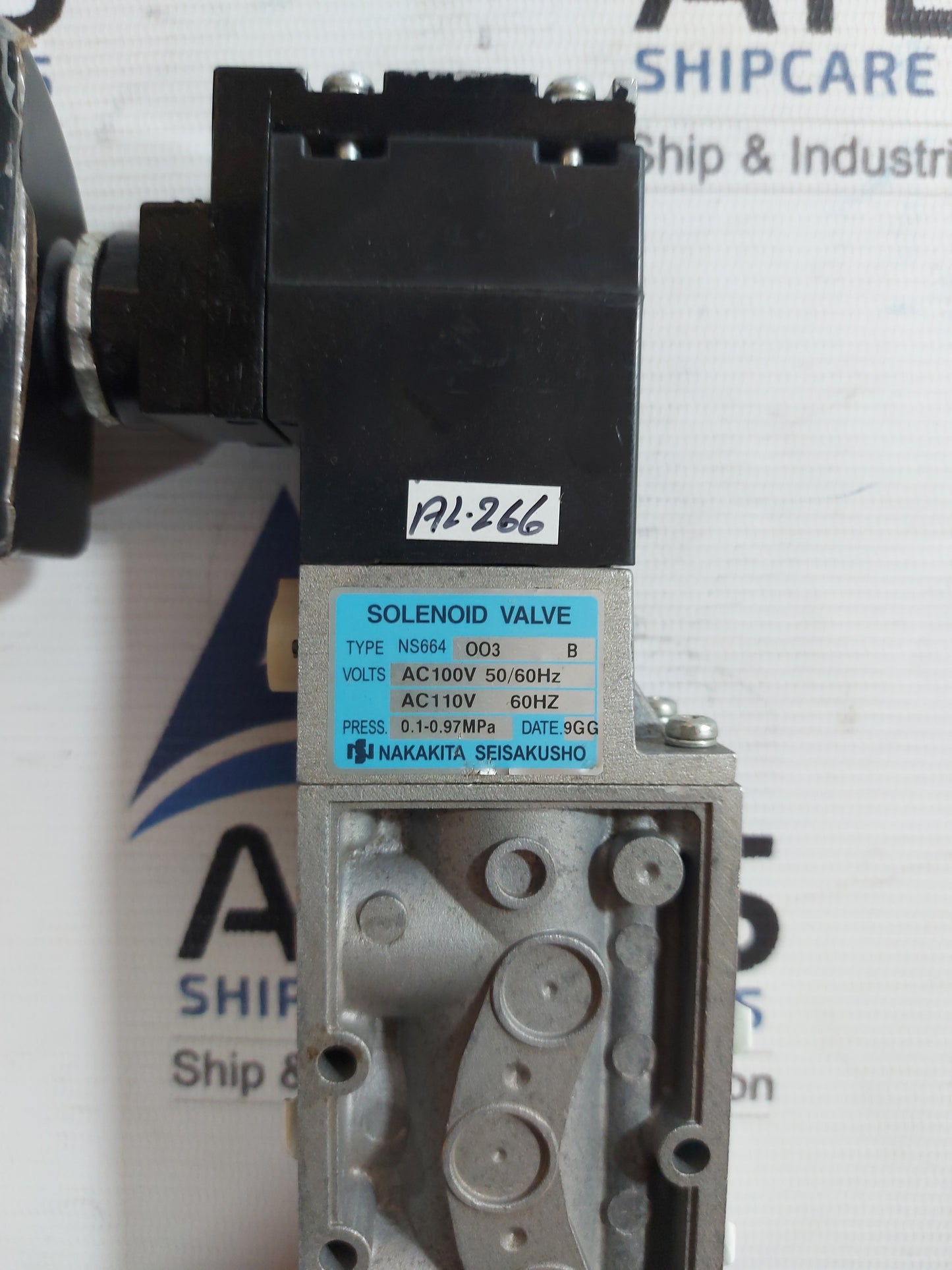 NAKAKITA SEISAKUSHO NS664 003 B SOLENOID VALVE AC110V