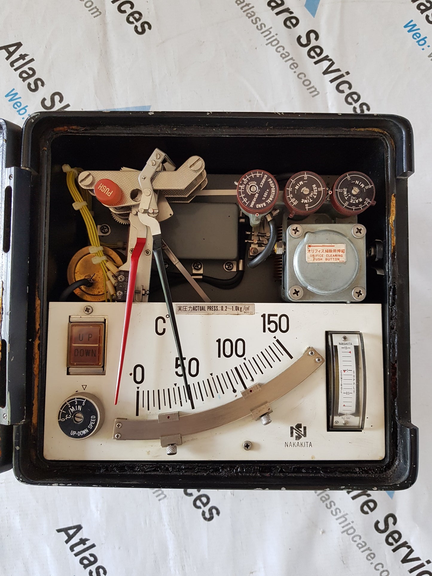 NAKAKITA SEISAKUSHO TEMP. CONTROLLER FOR MAIN ENGINE F.O. HEATER