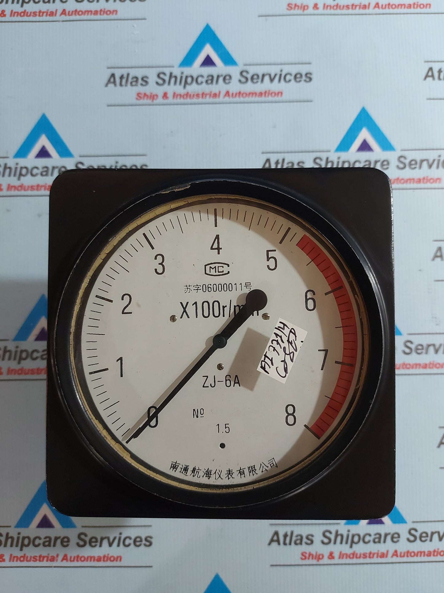NANTONG MARINE ZJ-6A ELECTRIC TACHOMETER