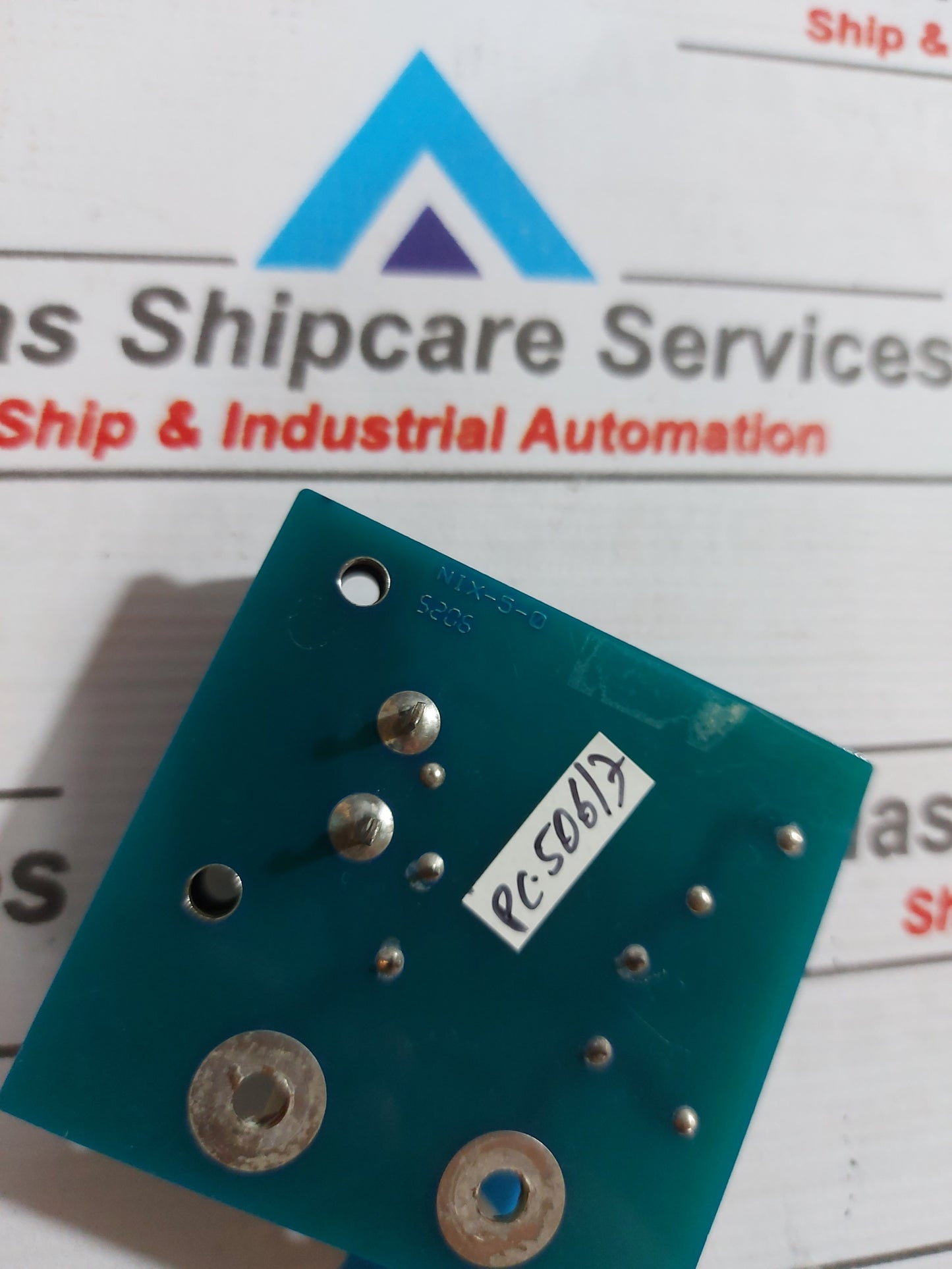 NATIONAL OILWELL 0000-7780-01 FREQ.METER LOW PASS FILTER PCB CARD