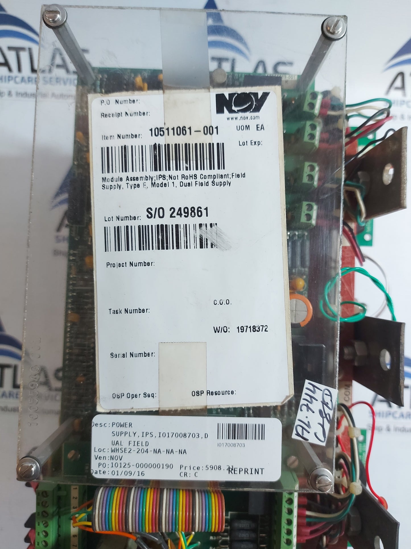 NATIONAL OILWELL VARCO 10511061-001 FIELD SUPPLY