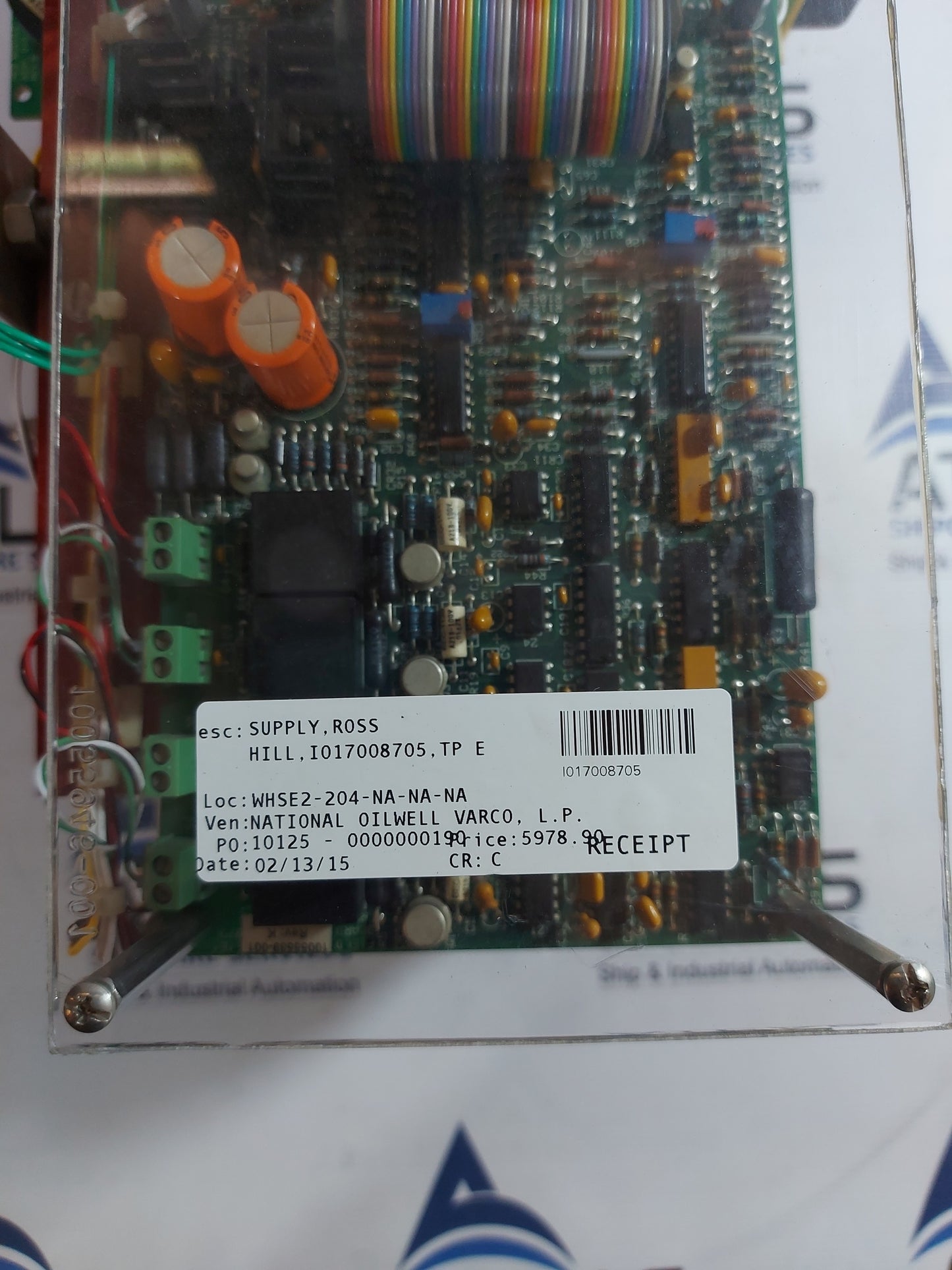 NATIONAL OILWELL VARCO 10511065-001 REV A DUAL FIELD SUPPLY ASSEMBLY