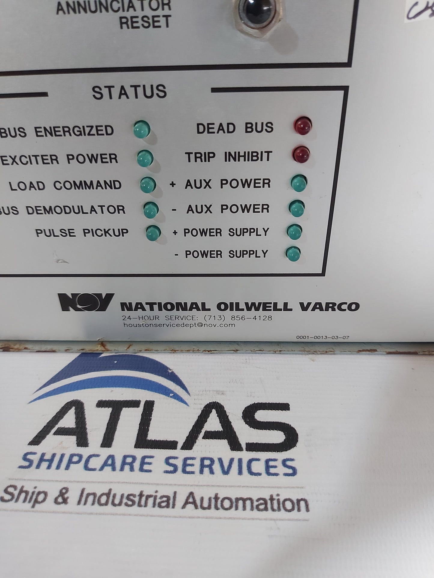 NATIONAL OILWELL VARCO EG-IIIP ENGINE GENERATOR CONTROL MODULE 6714-9084-00