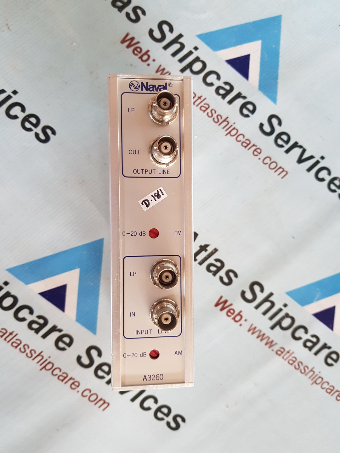 NAVAL ELECTRONICS A3260 AM-FM AMPLIFIER – Atlas Shipcare Services