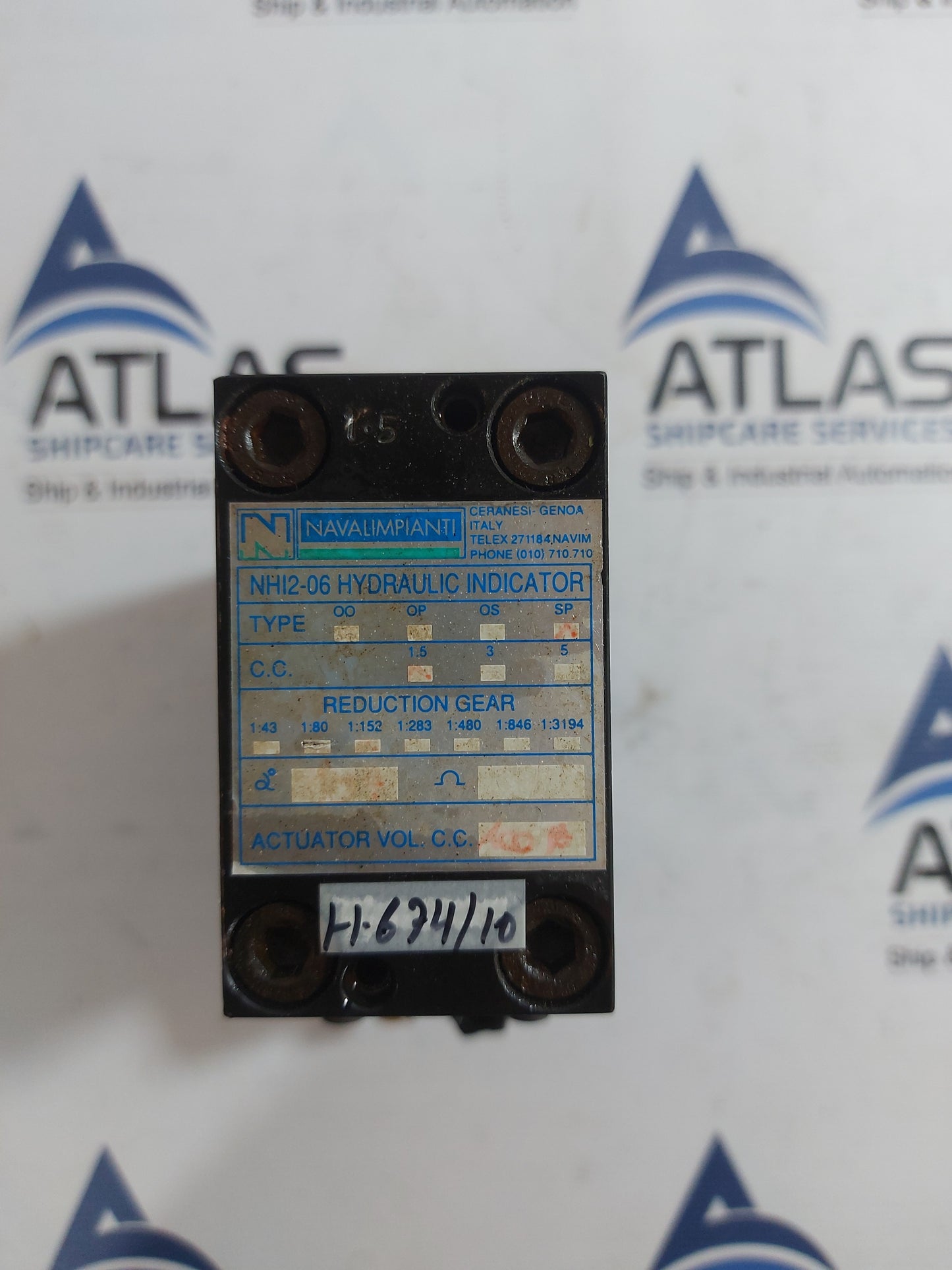 NAVALIMPIANTI NHI2-06 HYDRAULIC INDICATOR
