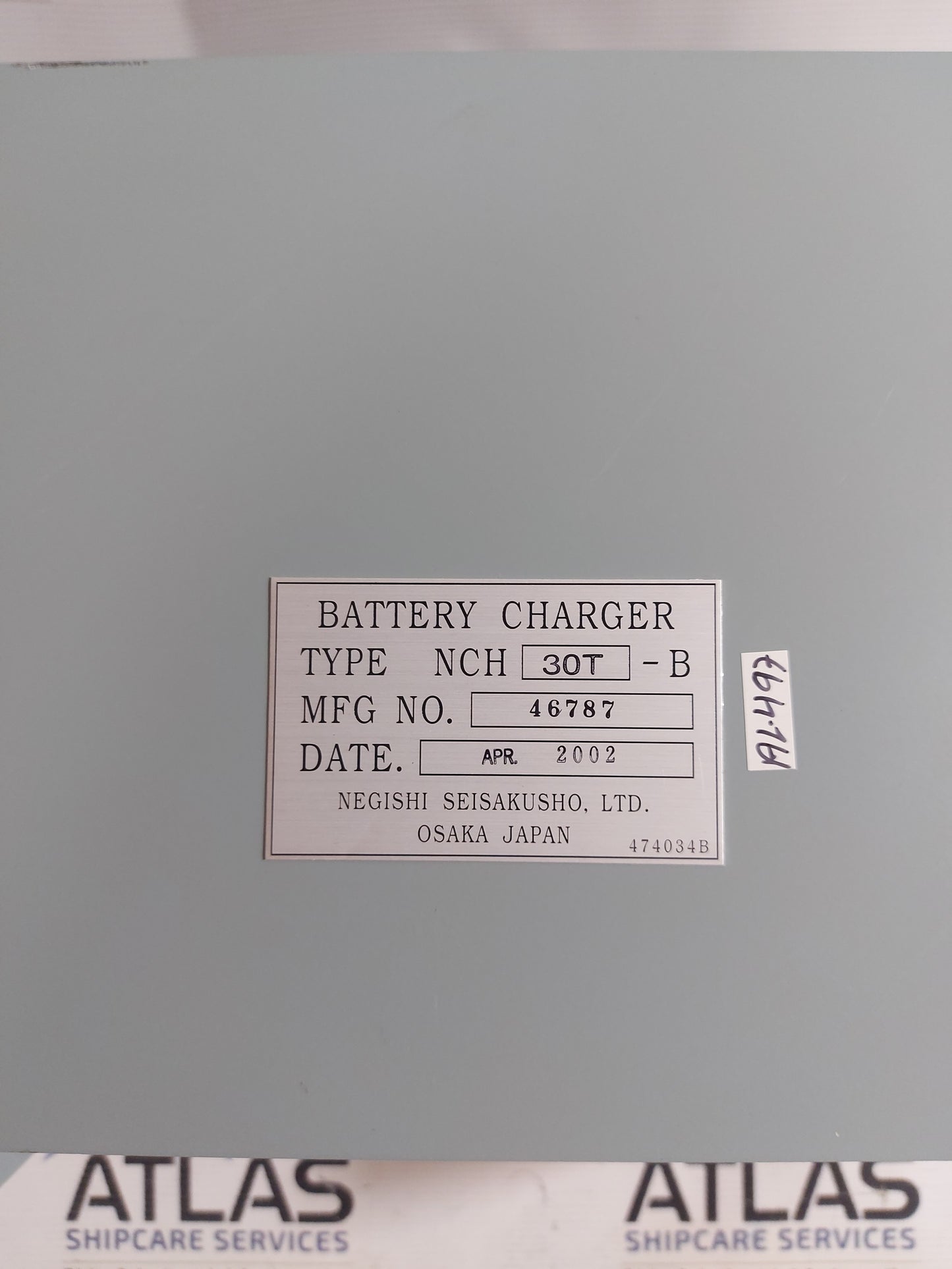 NEGISHI SEISAKUSHO NCH30T-B BATTERY CHARGER