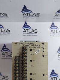NEGISHI SEISAKUSHO NTR 15/25-65/91-15A-3 AUTO SYNCHRO &amp; LOAD BALANCE RELAY