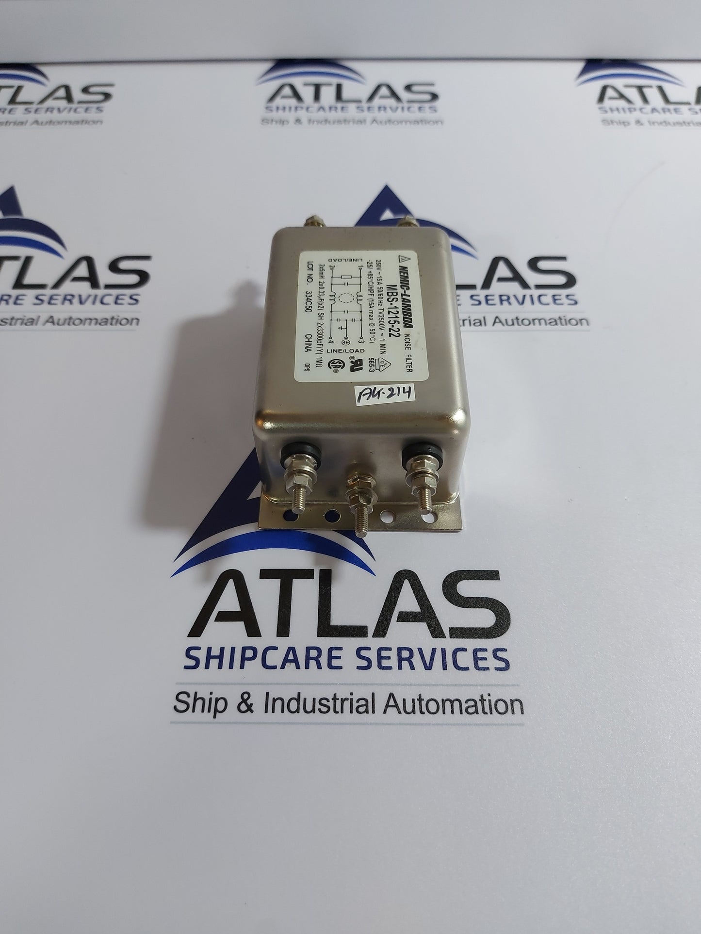 NEMIC-LAMBDA MBS-1215-22 NOISE FILTER