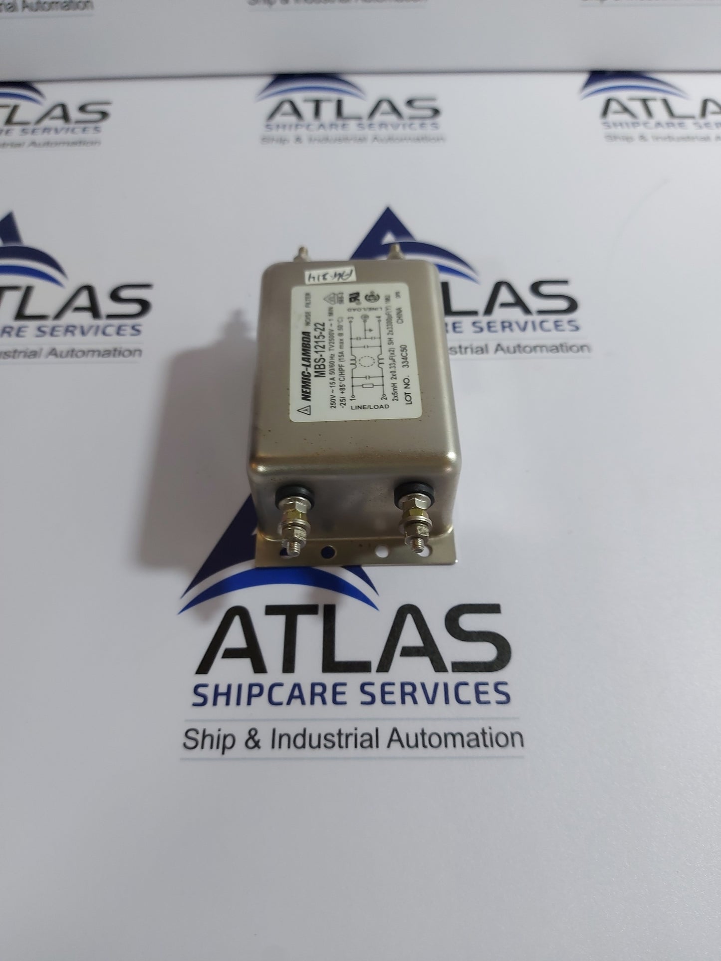 NEMIC-LAMBDA MBS-1215-22 NOISE FILTER