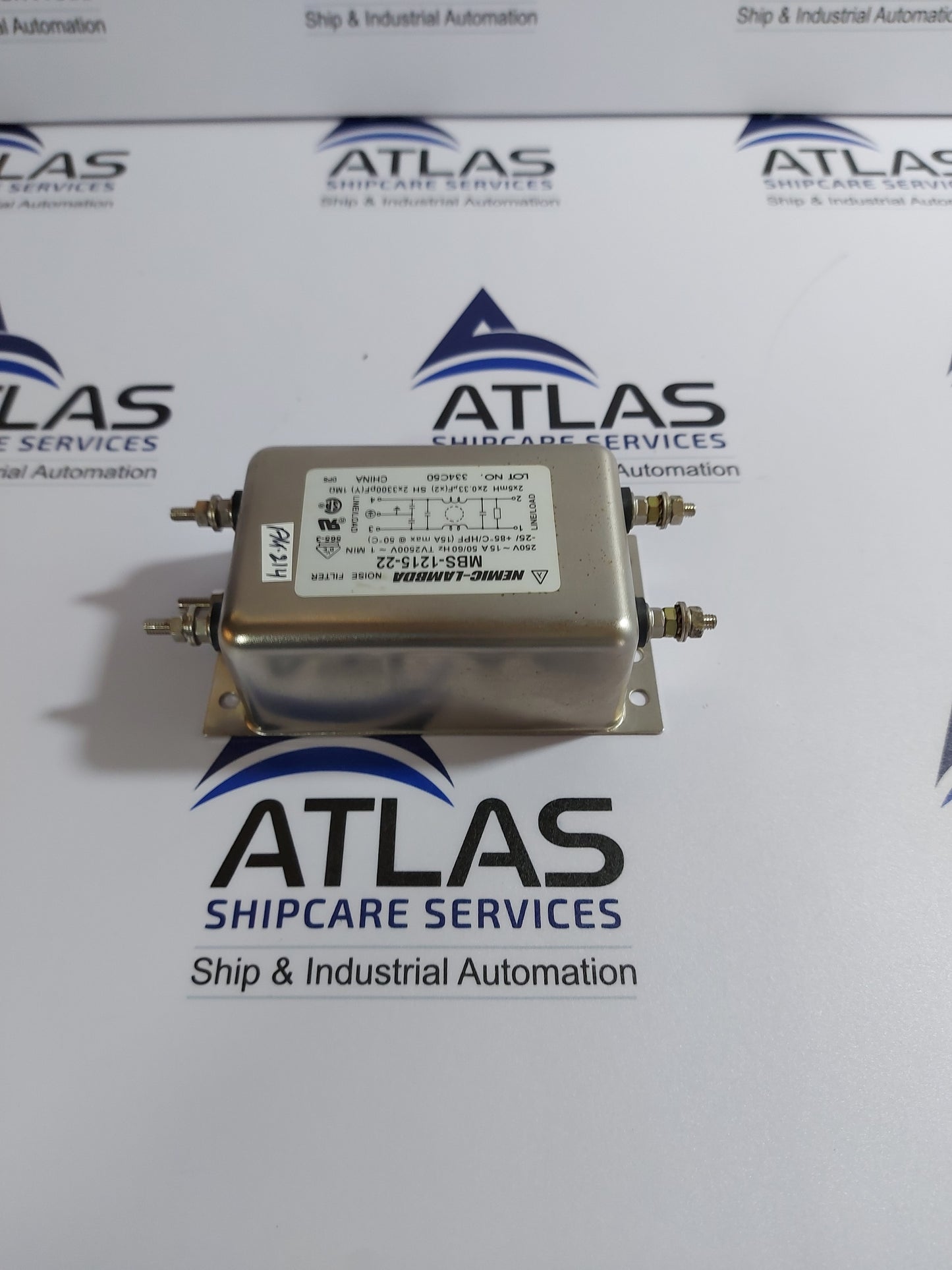 NEMIC-LAMBDA MBS-1215-22 NOISE FILTER