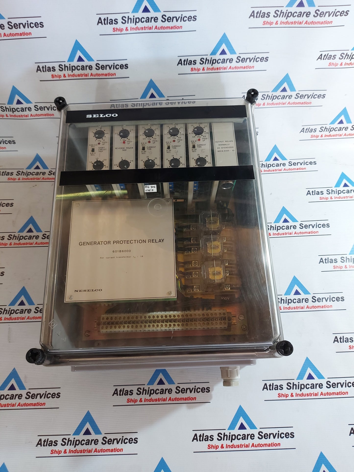 NESELCO 601B6000 GENERATOR PROTECTION RELAY