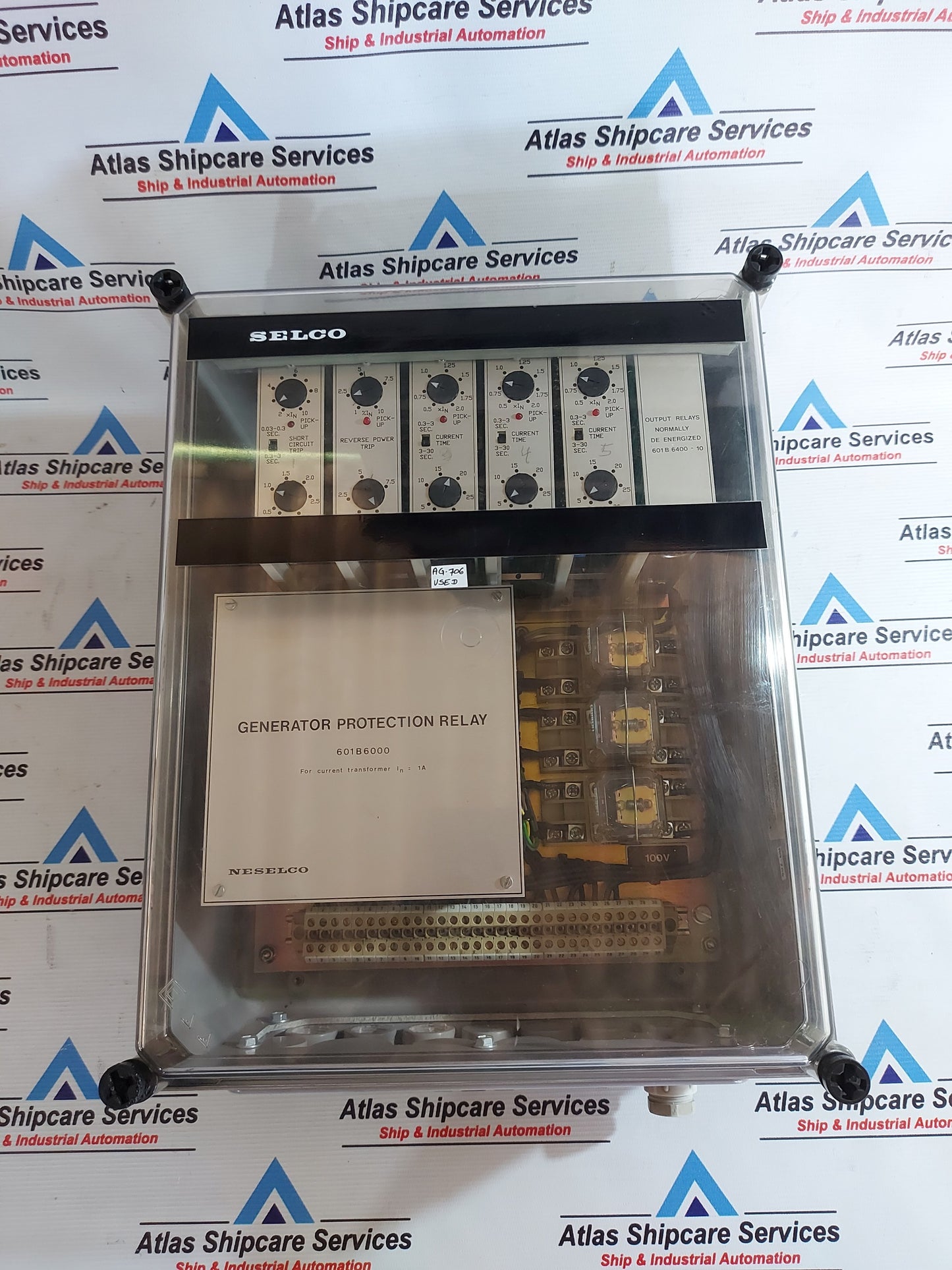 NESELCO 601B6000 GENERATOR PROTECTION RELAY