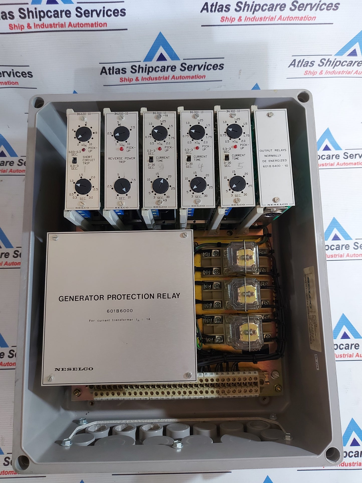 NESELCO 601B6000 GENERATOR PROTECTION RELAY