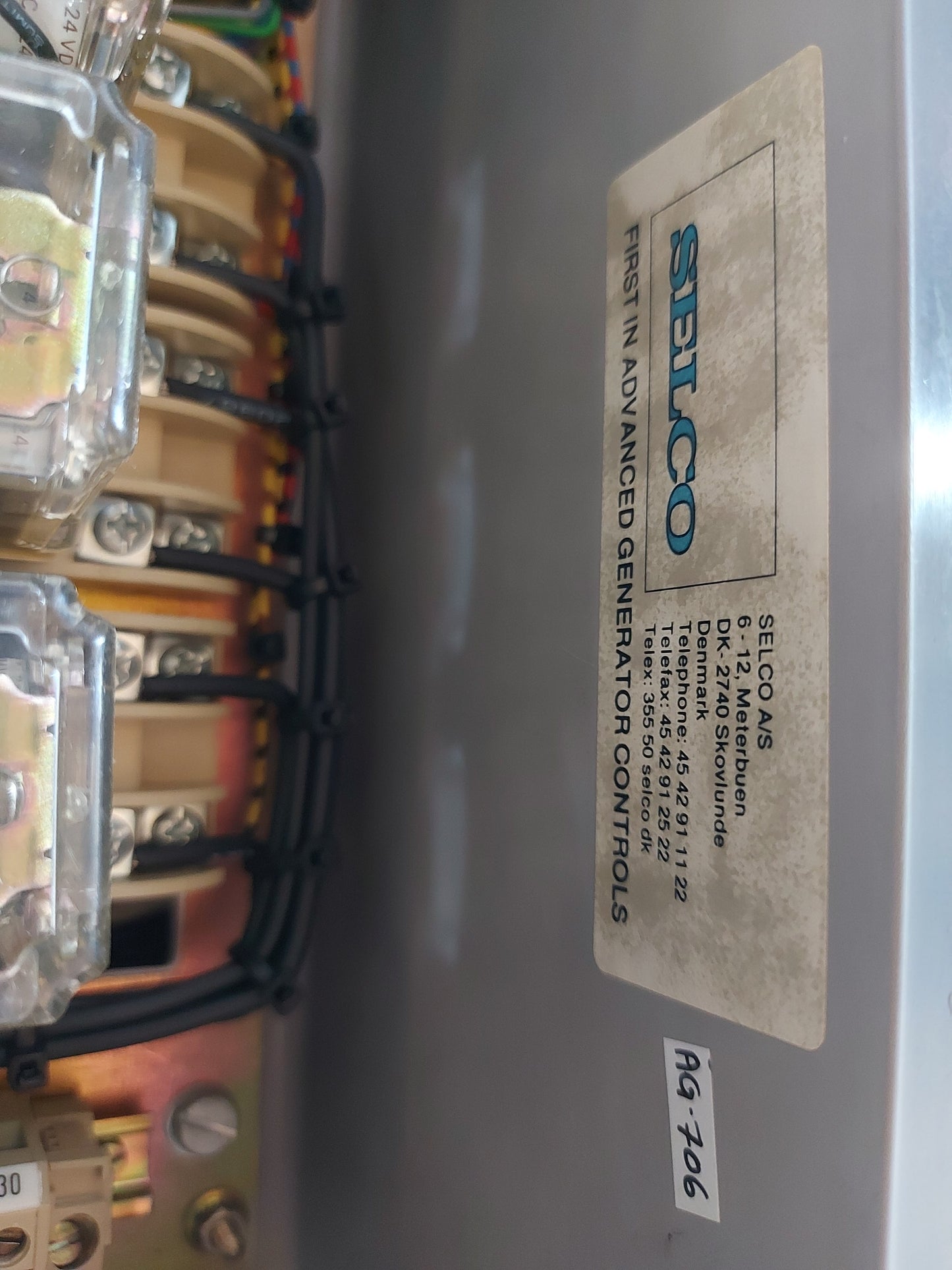 NESELCO 601B6000 GENERATOR PROTECTION RELAY