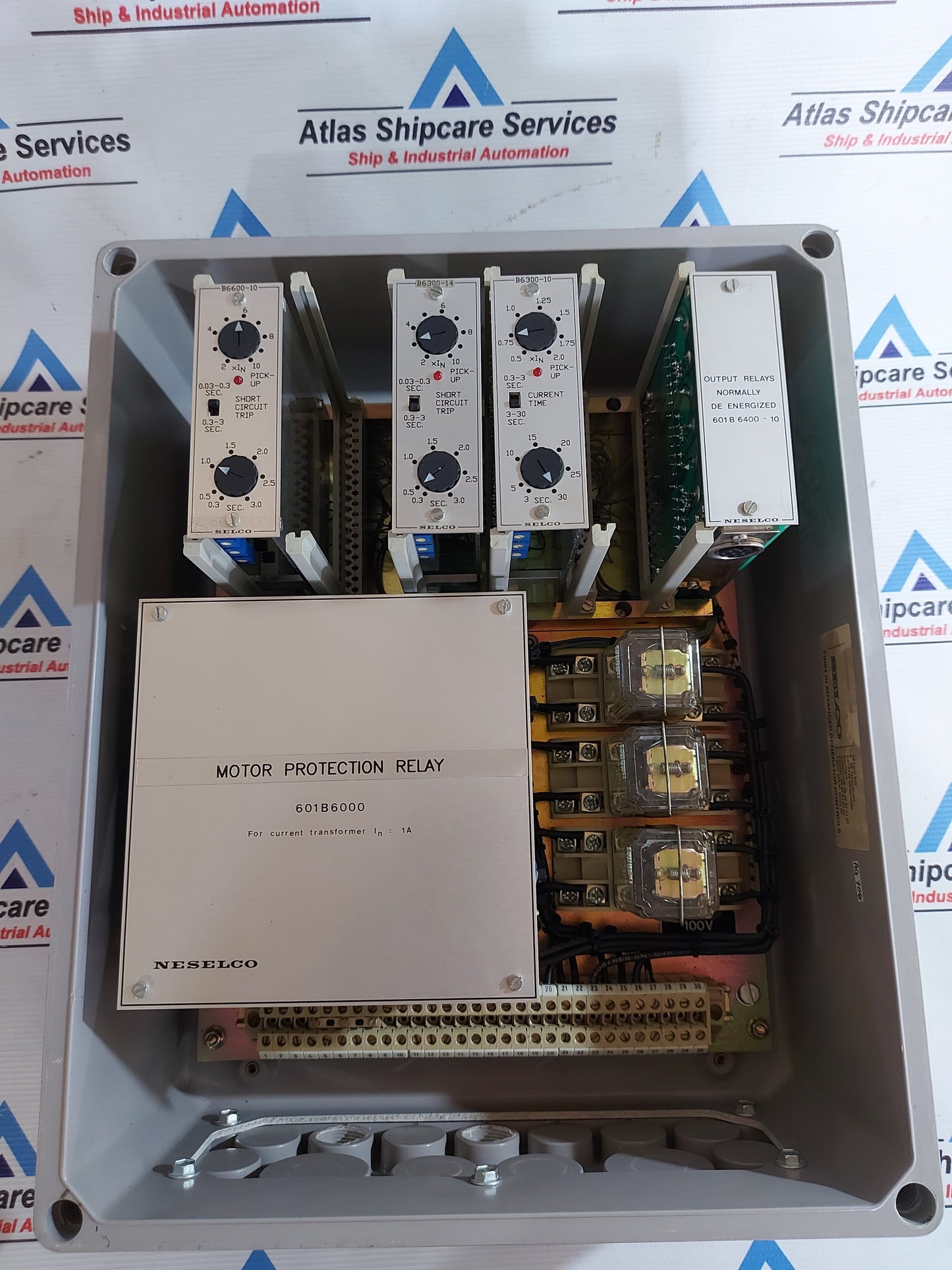 NESELCO 601B6000 MOTOR PROTECTION RELAY