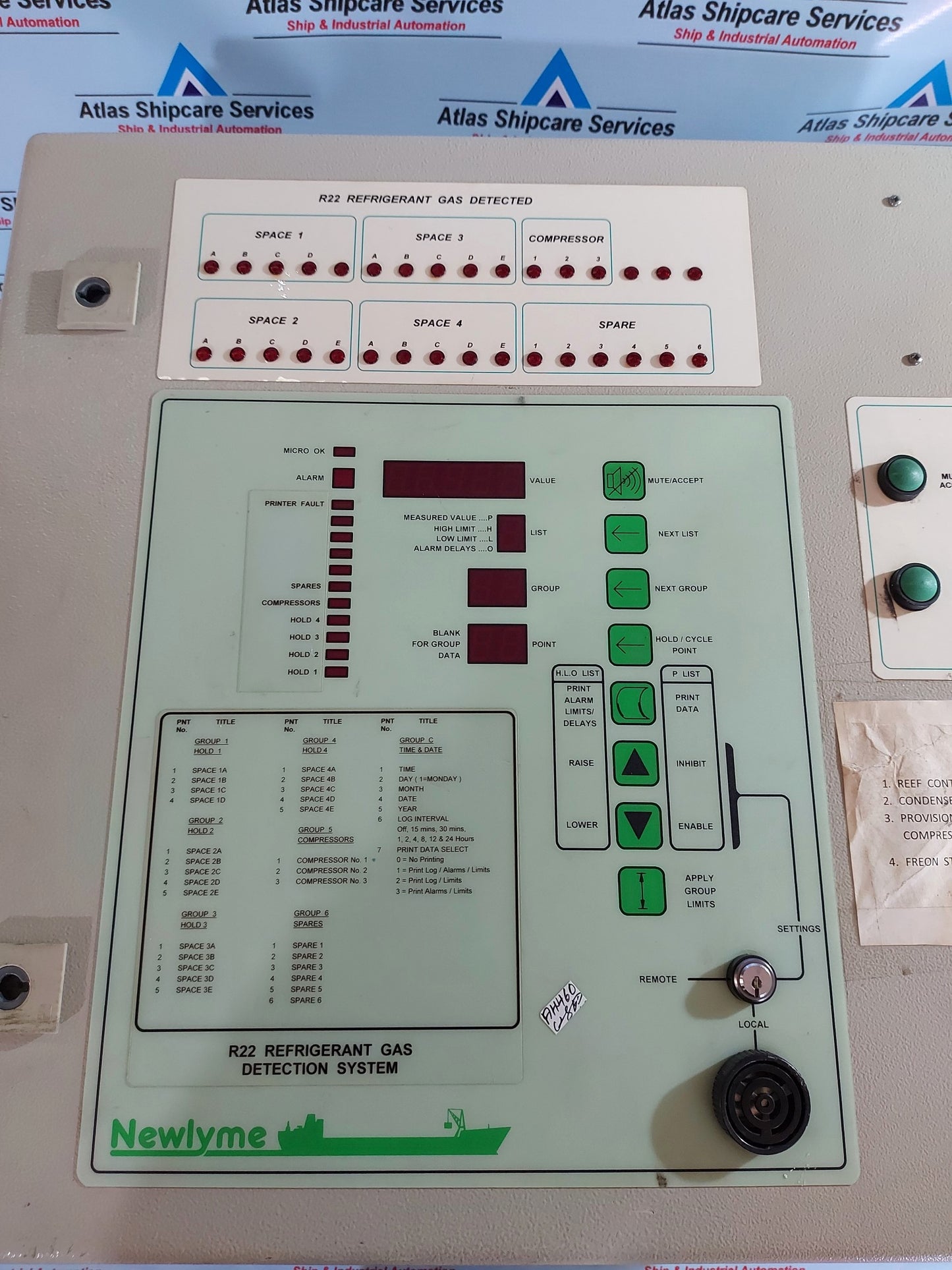 NEWLYME R22 REFRIGERANT GAS DETECTION SYSTEM