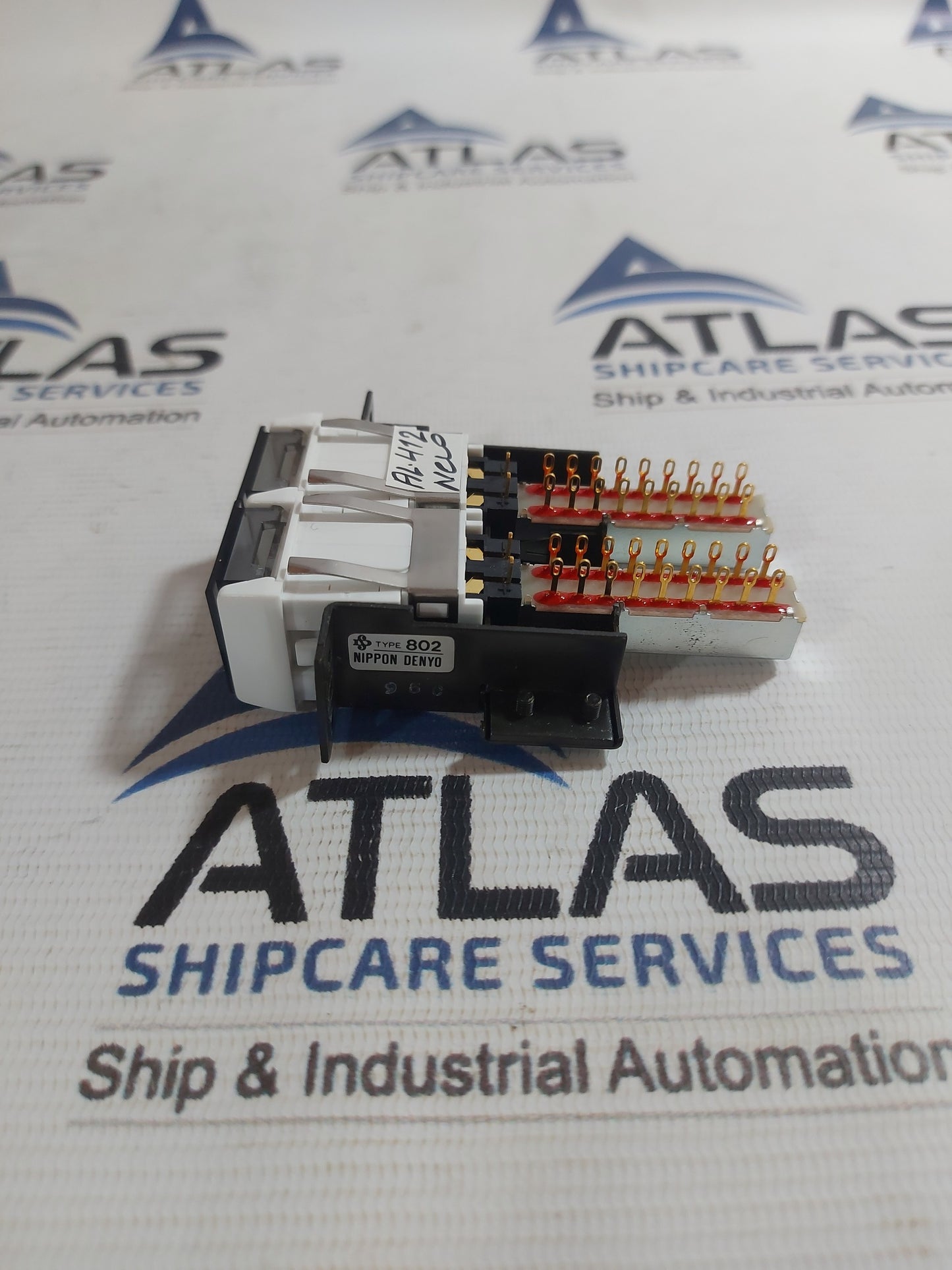 NIPPON DENYO 802 DOUBLE LED LOCK SWITCH 802C-026