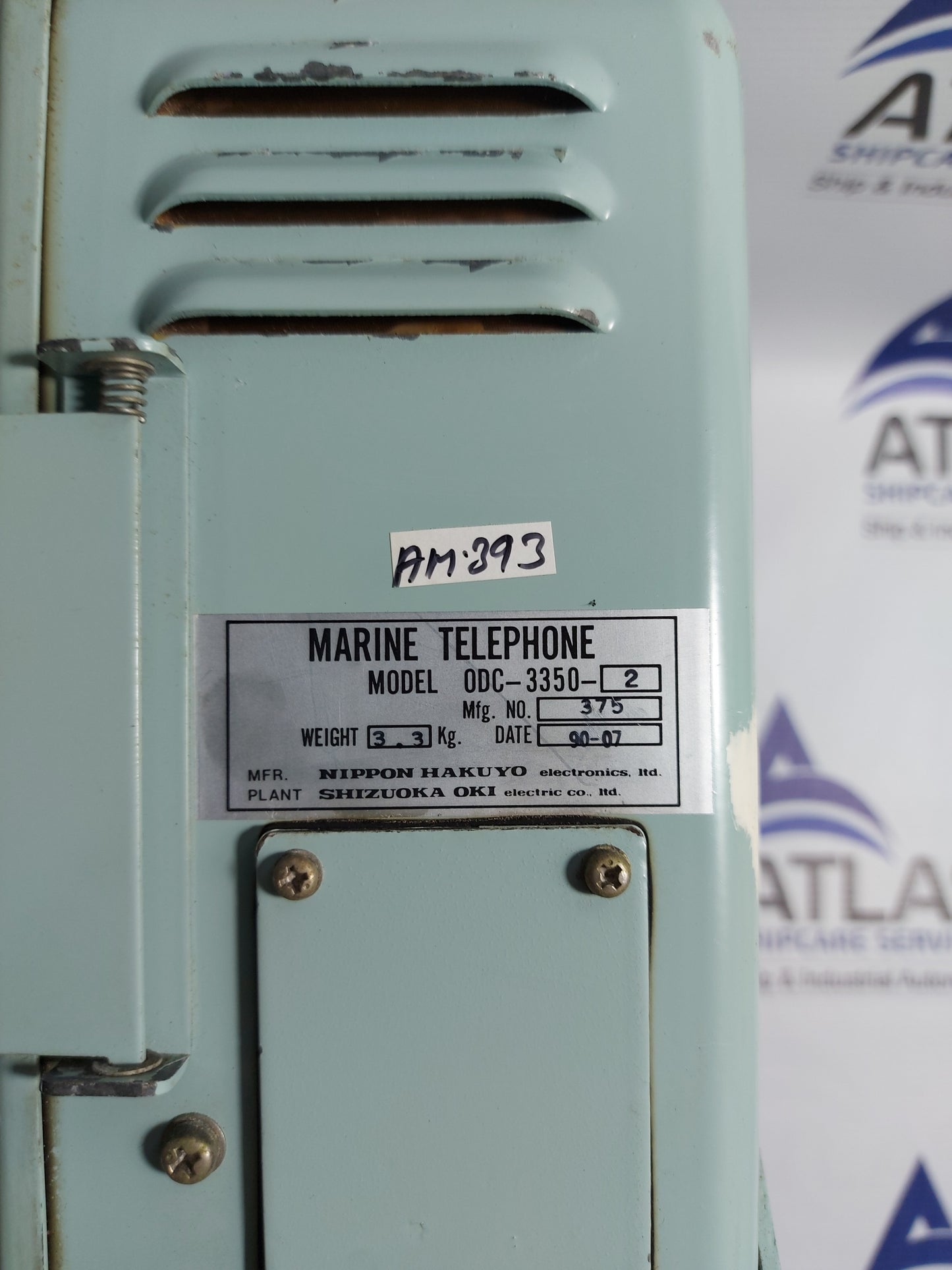 NIPPON HAKUYO OKI ODC-3350-2 MARINE TELEPHONE