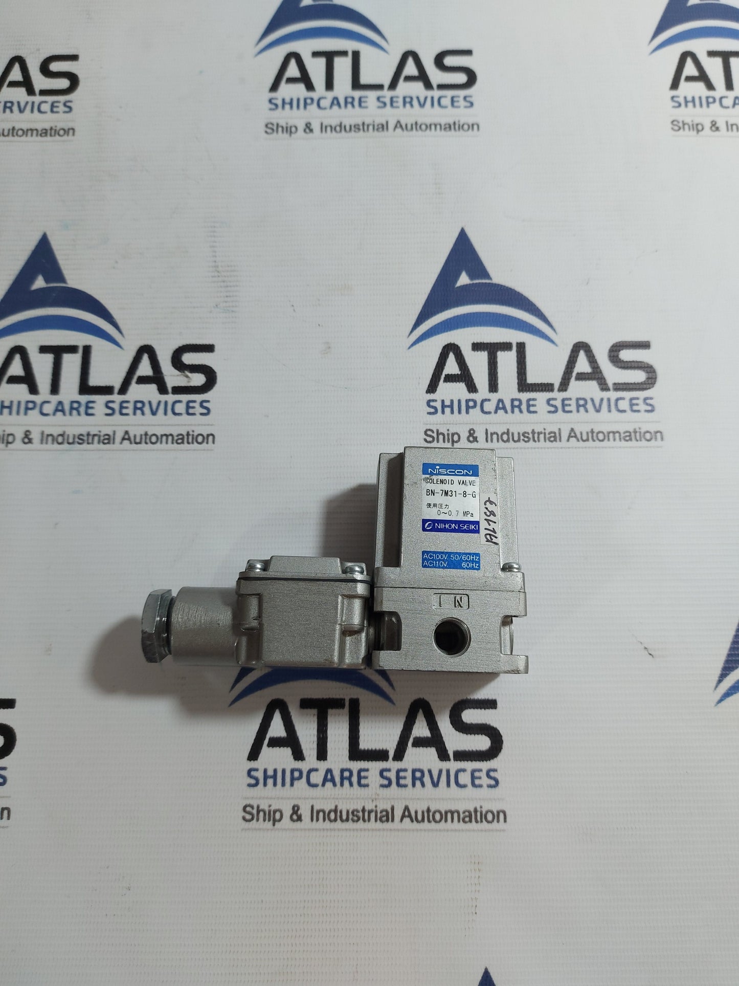 NISCON NIHON SEIKI BN-7M31-8-G SOLINOID VALVE 0-0.7 MPa