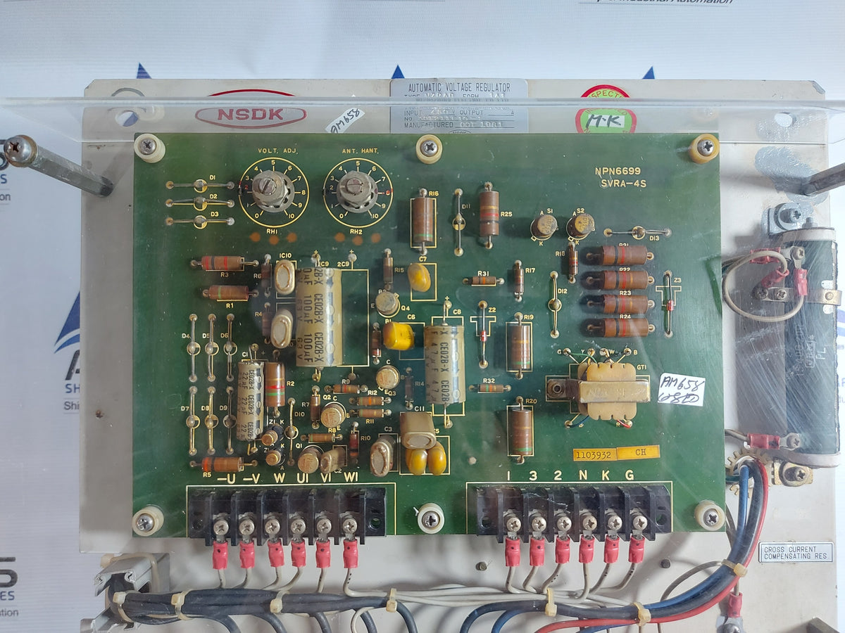 NISHISHIBA ELECTRIC VZRAB AUTOMATIC VOLTAGE REGULATOR
