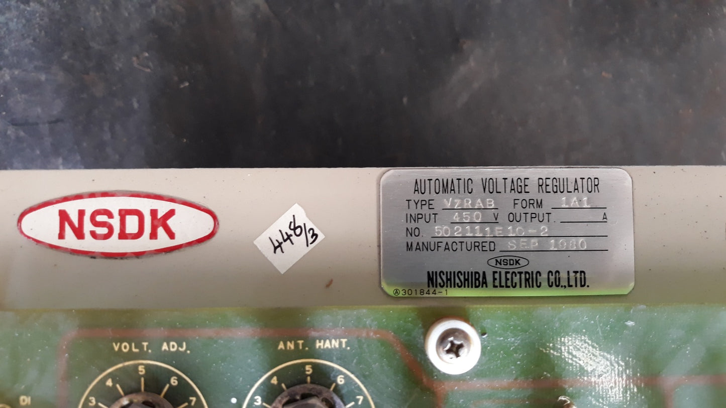 NSDK AUTOMATIC VOLTAGE REGULATOR VZRAB