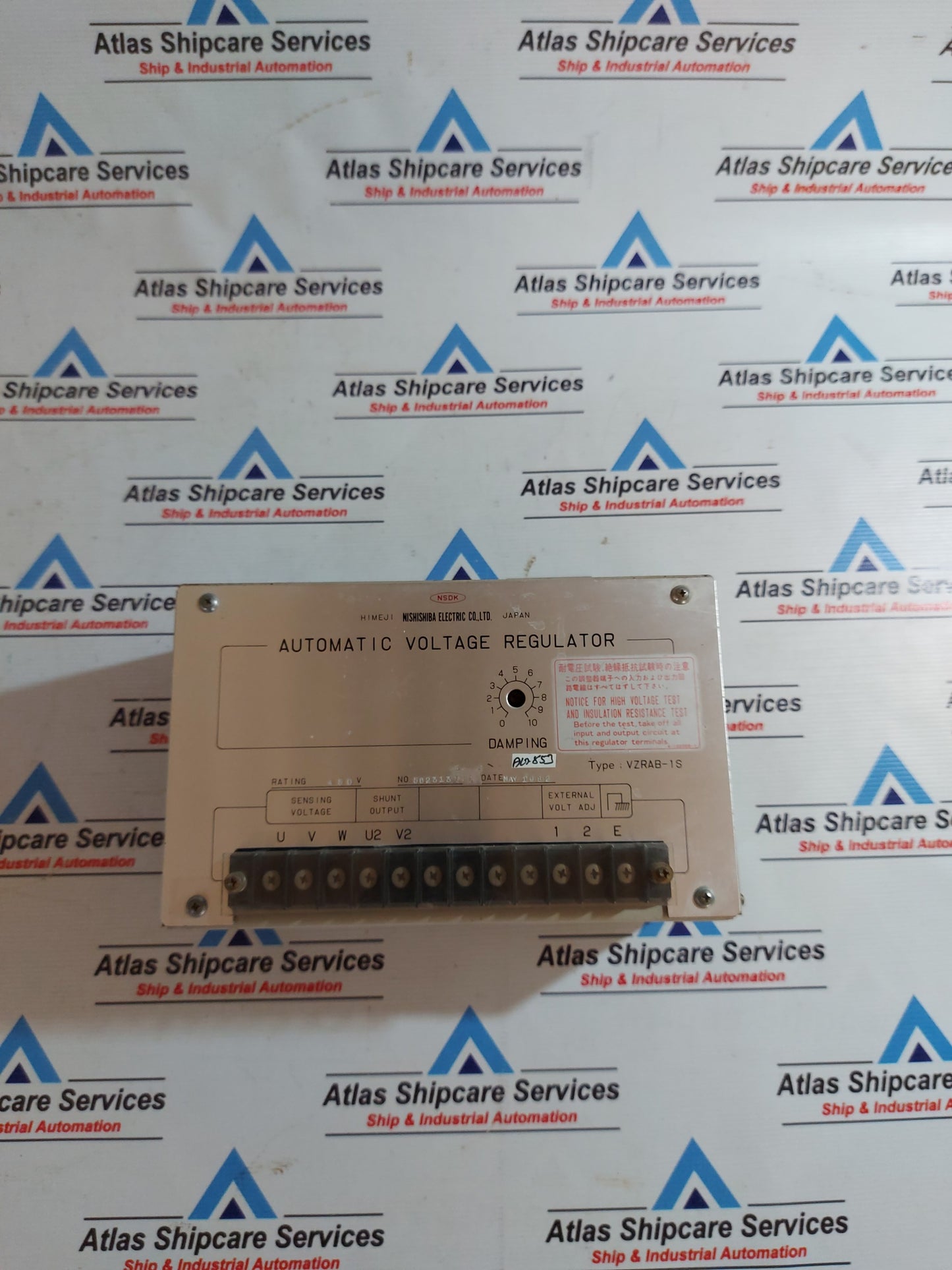 NISHISHIBA VZRAB-1S AUTOMATIC VOLTAGE REGULATOR