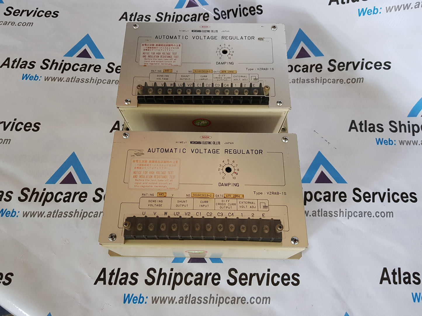 NISHISHIBA VZRAB-1S AUTOMATIC VOLTAGE REGULATOR