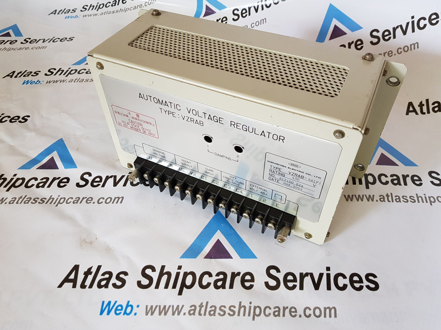 NISHISHIBA VZRAB-4A(P) AUTOMATIC VOLTAGE REGULATOR