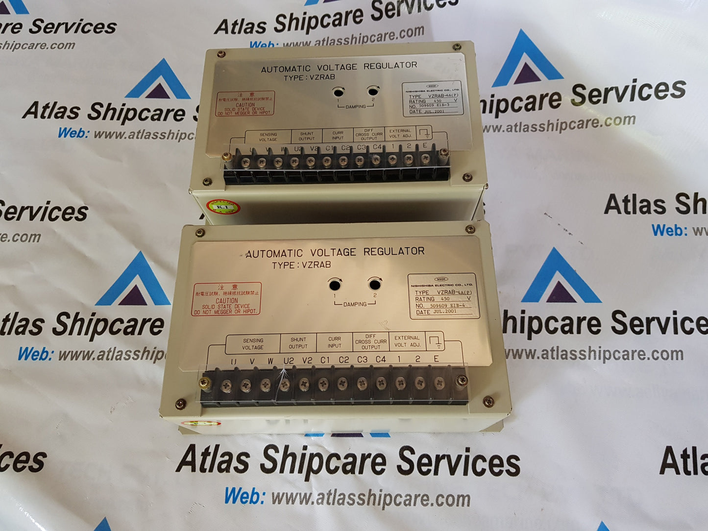 NISHISHIBA VZRAB-4A(P) AUTOMATIC VOLTAGE REGULATOR