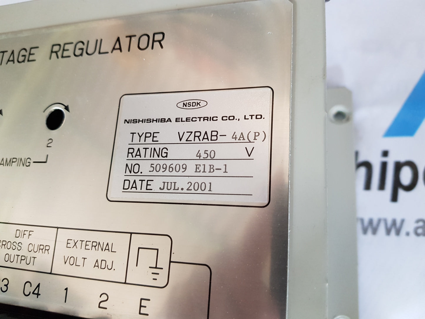 NSDK VZRAB 4A(P) AUTOMATIC VOLTAGE REGULATOR