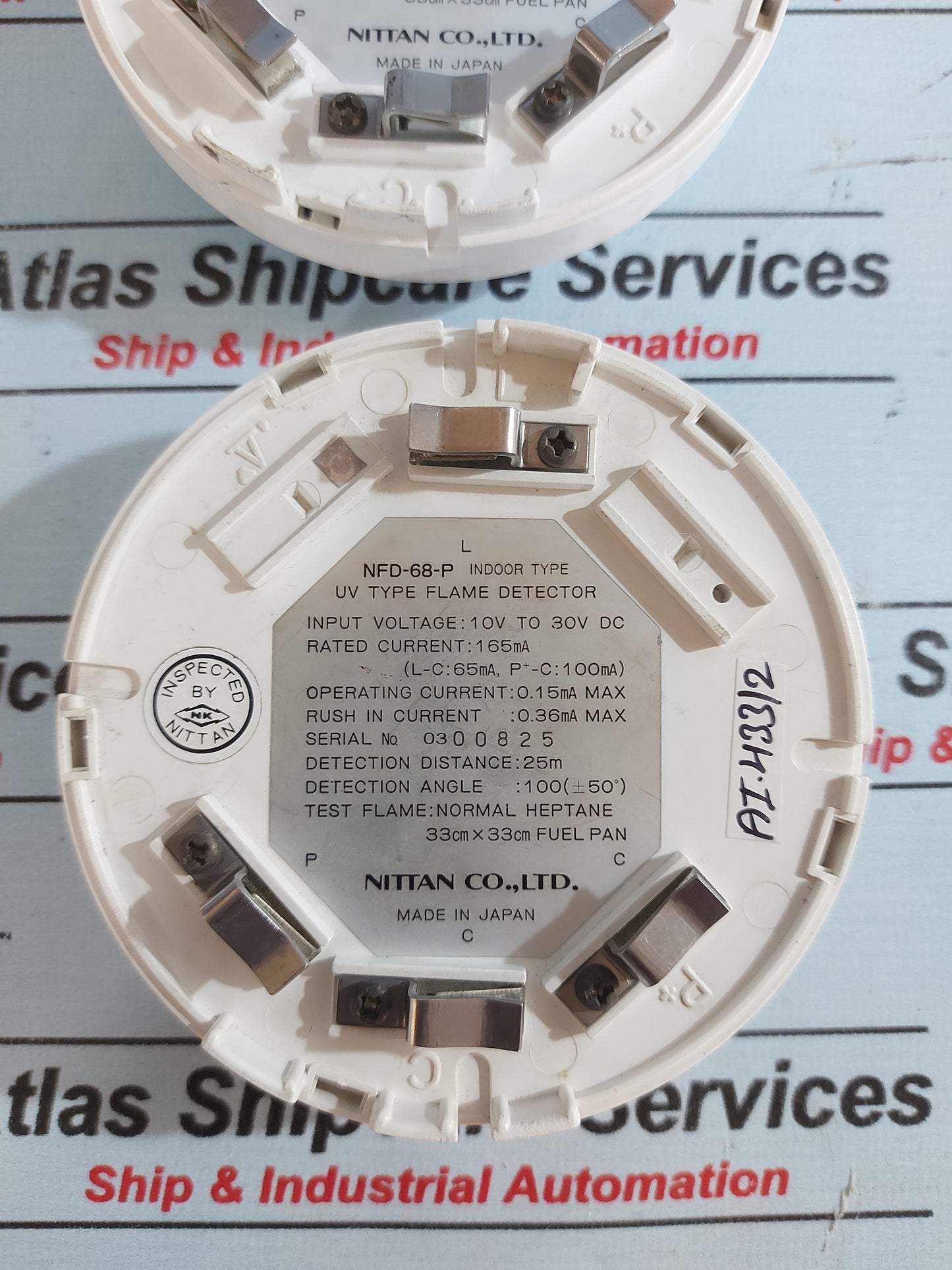 NITTAN NFD-68-P UV TYPE FLAME DETECTOR