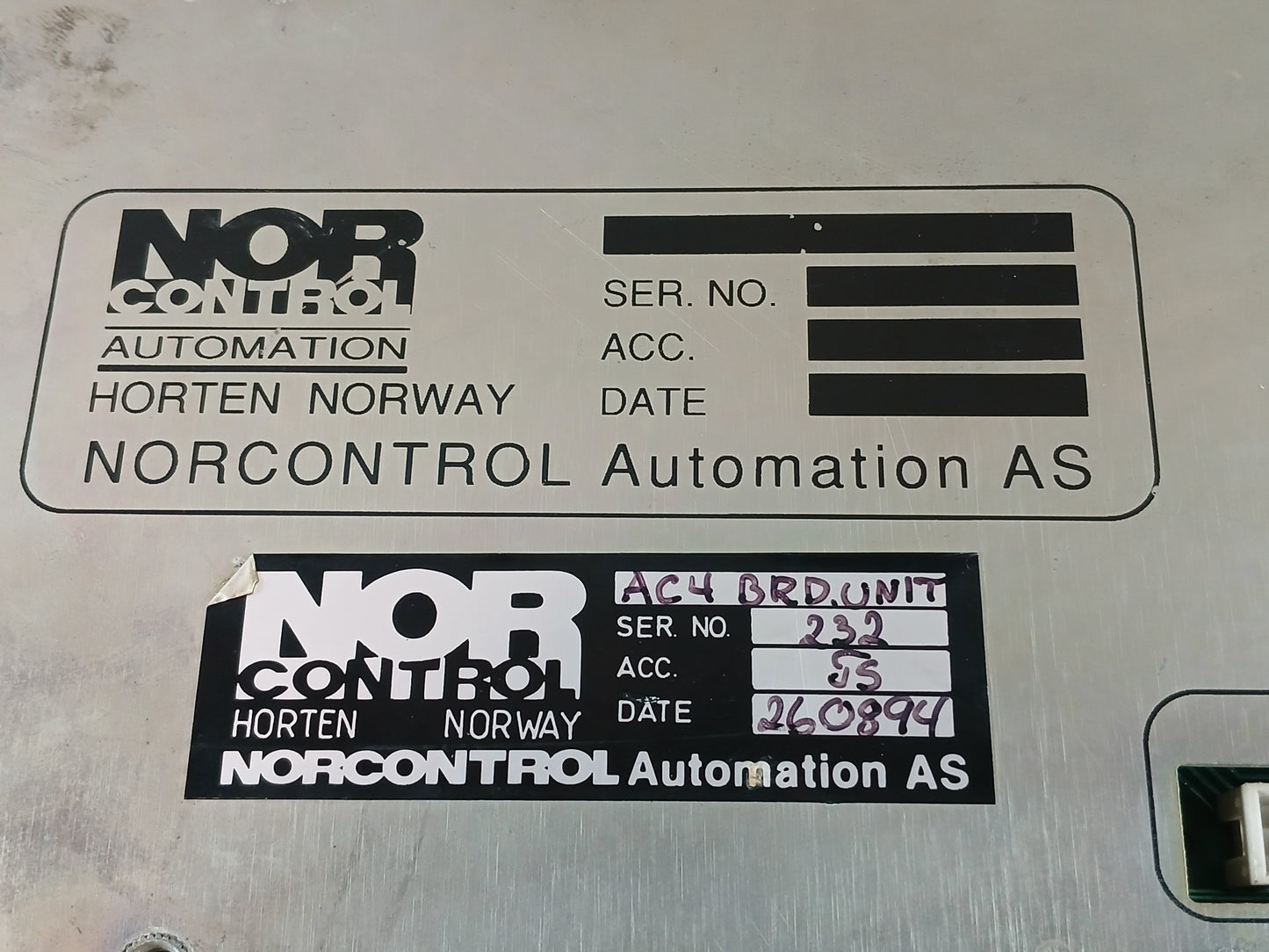 NORCONTROL AUTOCHIEF 4 REMOTE CONTROL SYSTEM 24V DC